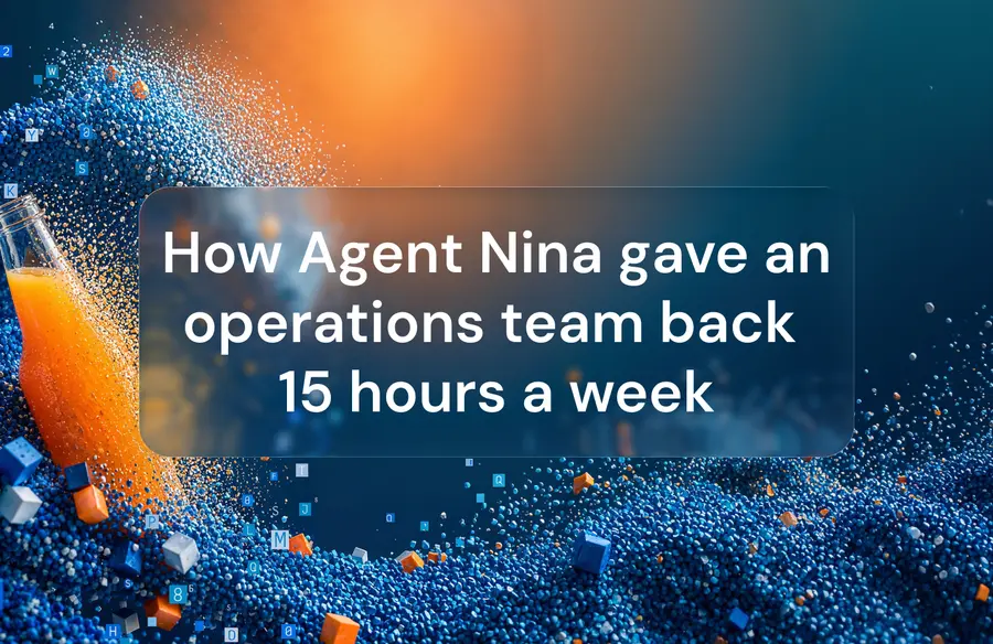 How Nina gave an operations team back 15 hours a week: an order visibility case study