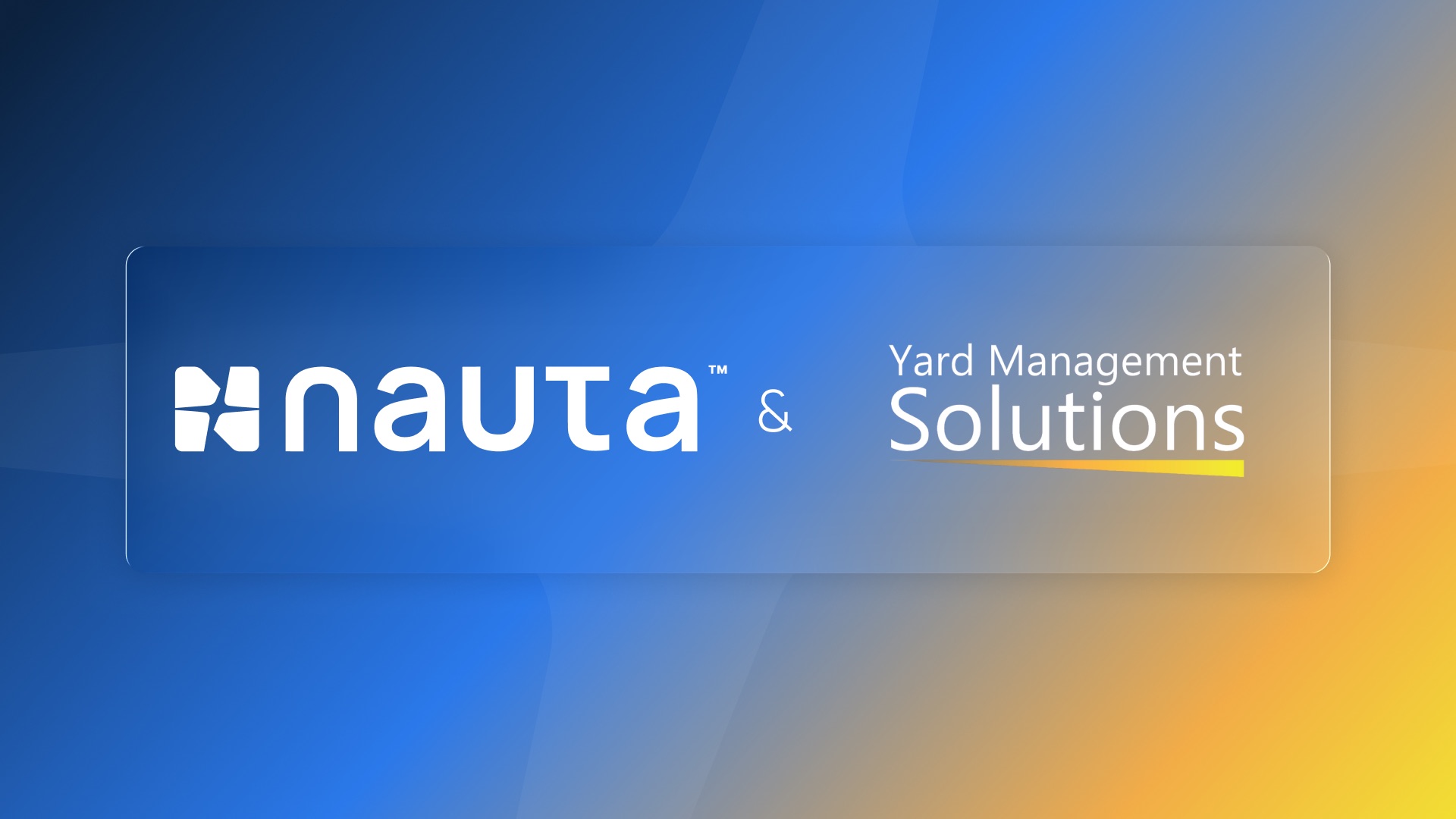 Nauta and Yard Management Solutions partnership